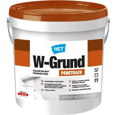 HET W-Grund základní malířský penetrační nátěr 1 kg