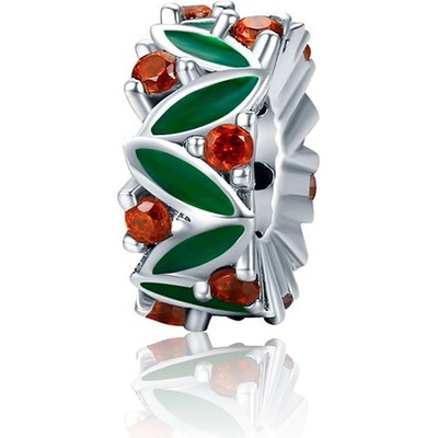 P&J Jewellery Stříbrný oddělovač Cesmínin věnec CHSS1