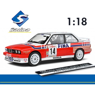 SOLIDO Solido BMW E30 M3 GR.A 3 Adac Rally Germany 1990 1:18
