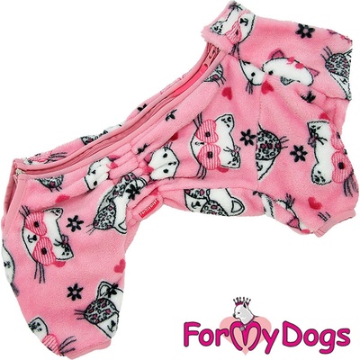 FOR MY DOGS plyšový overal PUSSYCAT