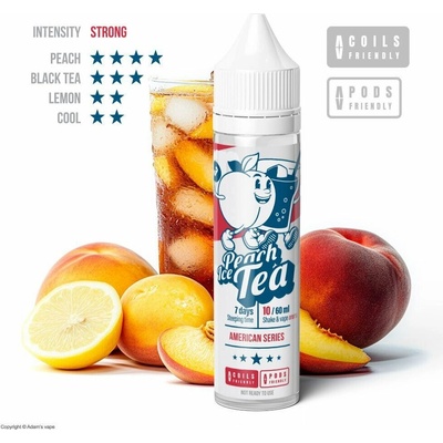 Adams Vape American Series Shake & Vape Peach Ice Tea 10 ml