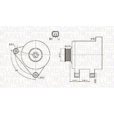 Generátor MAGNETI MARELLI 063731761010
