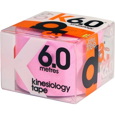 D3 K6.0 Kineziologický tejp svetlo ružová 6 m x 5 cm