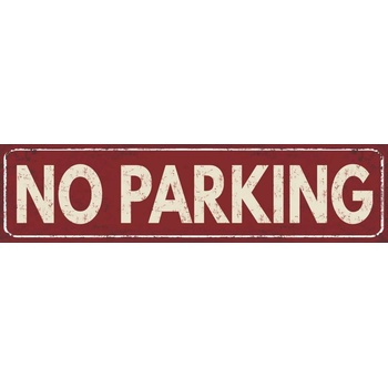 Ceduľa No Parking