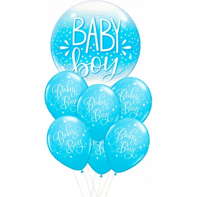 Balónový set Baby Boy modrý