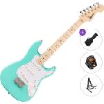 Squier Mini Stratocaster MN Basic SET Sea Foam Green Електрическа китара