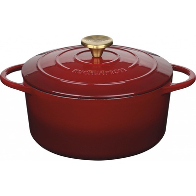Küchenprofi PROVENCE Litinový hrnec kulatý červená Médoc - 24 cm