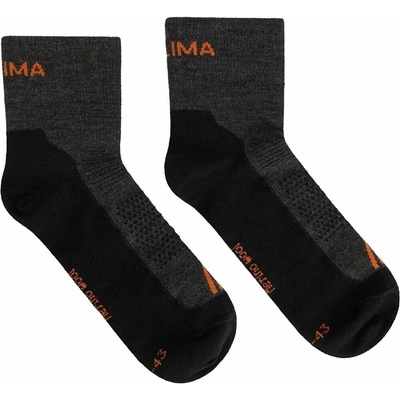 ACLIMA Running socks 2-pack Grey Jet Black