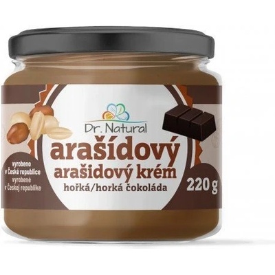 Dr.Natural Arašidový krém s horkou čokoládou 220 g