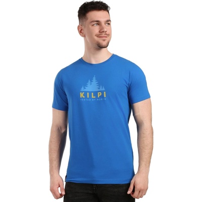 Kilpi Discover M pánske bavlnené tričko 1M0372KI modré