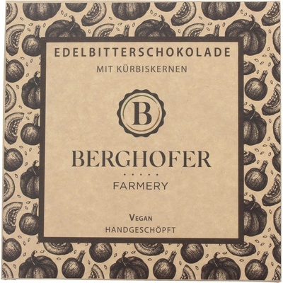 Berghofer Farmery Dýňová semínka s hořkou čokoládou 100 g