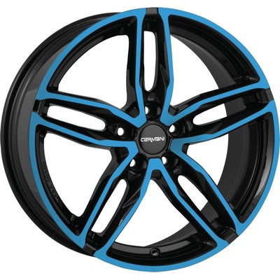 Carmani 13 8,5x19 5x114,3 ET35 light blue polished