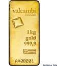 Valcambi zlatá tehlička 1000 g