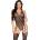 Leg Avenue Teddy with Attached Stockings 89360 Black