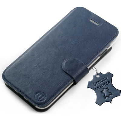 Pouzdro Mobiwear Kožené Flip Samsung Galaxy S23 - Modré - L_NBS