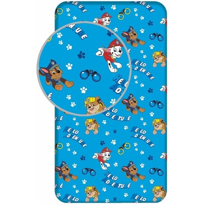 Jerry Fabrics Prostěradlo s motivem Tlapková patrola 90x200