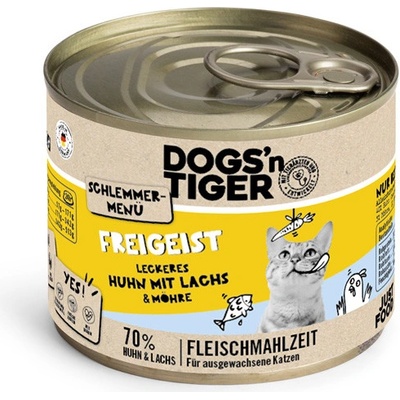 Dogsn Tiger gurmánske menu kuracie s lososom 6 x 200 g