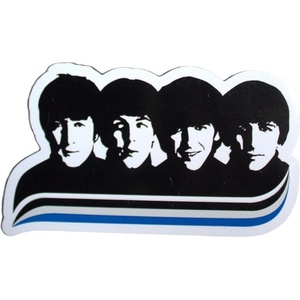 The Beatles A Hard Day's Night Faces Embossed Магнит (BEATMAG87)