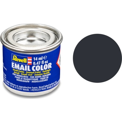 Revell Farba ENAMEL 09 Antracitová matná Anthracite Grey Matt RAL7021 14ml