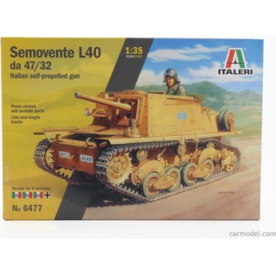 Italeri Fiat Ansaldo Semovente L40 47/32 Tank Military 1941 1:35 /