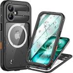 SHELLBOX Водоустойчив калъф ShellBox - Waterproof IP68 Case - iPhone 16 - Черен