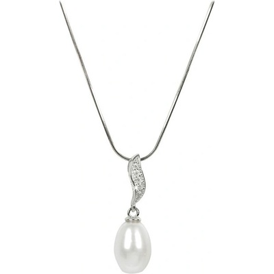 JwL Luxury Pearls Stříbrný s perlou a zirkony JL0200