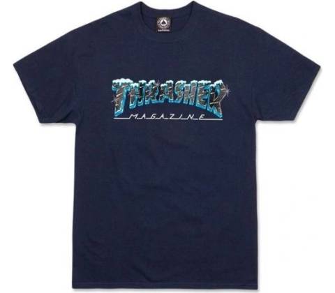 Thrasher black Ice navy