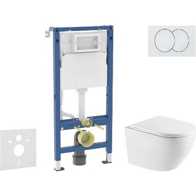 Geberit Duofix s tlačidlom Delta SANI11CA31124