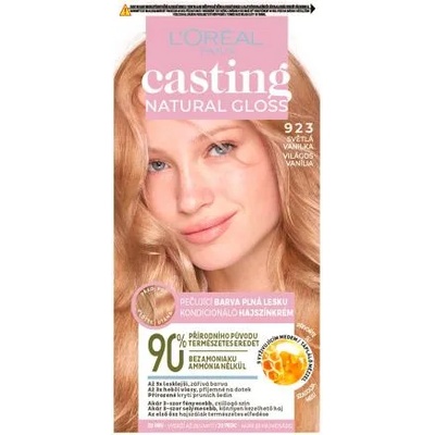 L'Oréal Casting Natural Gloss Боя за коса Всички типове коси Боядисана коса 48 ml цвят естествено руса за жени