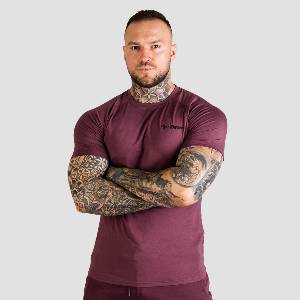 GymBeam Тениска TRN Fitted Eggplant XXL