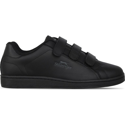 Slazenger Мъжки маратонки Slazenger Ash Strap Trainers Mens - Black/Charcoal