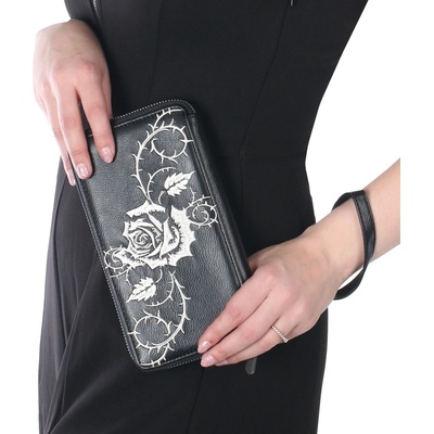 KILLSTAR портфейл KILLSTAR - Petal & Pine - Black/Ivory - KSRA014187