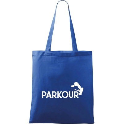 Parkour salto Taška bavlnená 42 x 38 cm Kráľovská modrá