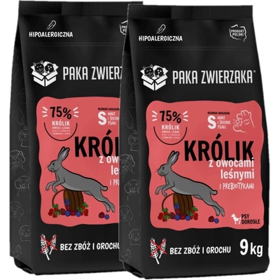 Paka Zwierzaka Sedmé nebe Králík s lesními plody 2 x 9 kg