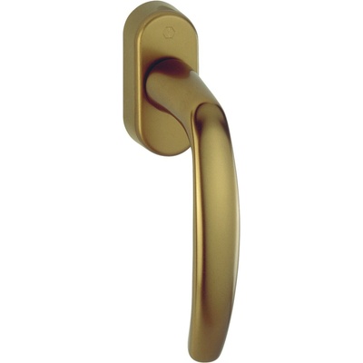 Hoppe Okenná kľučka Atlanta secustic F4 bronz /N10A, 7/32-42mm, M5x45 + M5x50, 45°