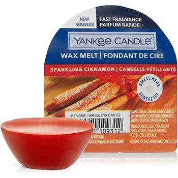 Yankee Candle Sparkling Cinnamon ароматизиран восък 22 гр