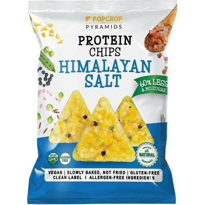 Popcrop Proteínové chipsy s príchuťou Himalájskej soli 60 g