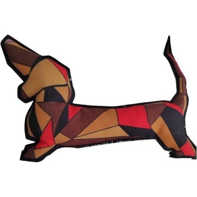 Animall jezevčík textil barevný 20 x 25 cm