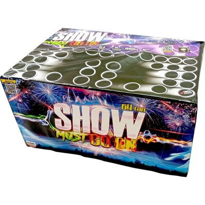 Show must go on 64 ran 30 mm kompaktní ohňostroj