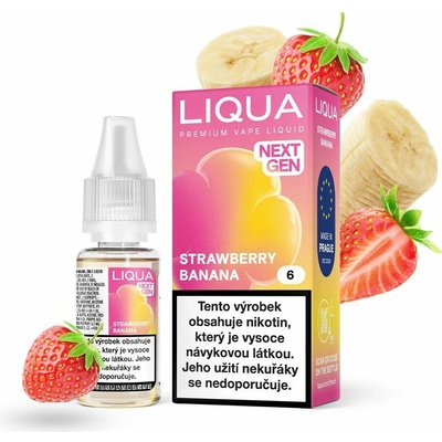 Liqua Strawberry Banana Gum 10 ml 12 mg