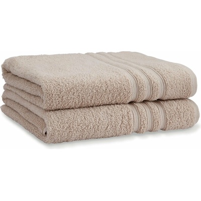 Catherine Lansfield Zero Twist osuška béžová 2 ks 90 x 140 cm