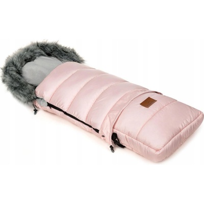 HappyBee Combi s kožešinou Pink/Grey
