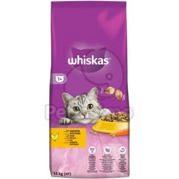 Whiskas суха храна с пилешко месо 0, 3 кг