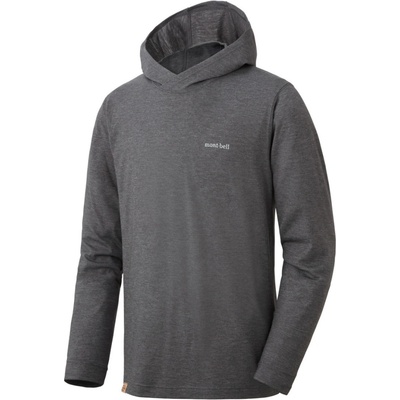 Montbell Merino Wool Plus Light Hoodie šedá