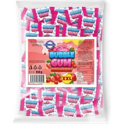 Bubble Gum Jahodové XXL 850g