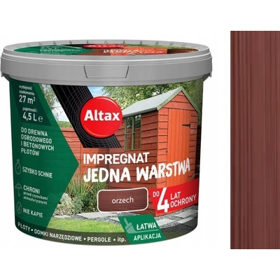 ALTAX Jednovrstvá impregnace 4,5L OŘECH
