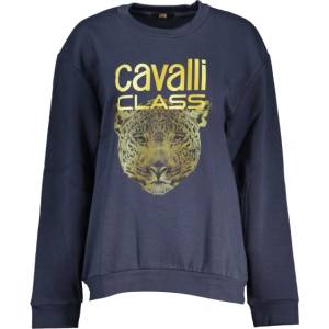Roberto Cavalli Дамска блуза без цип cavalli class, Цвят Синьо (qxt67zcf062_bl04926)