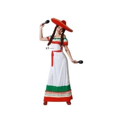 BigBuy Carnival Костюм Мексиканка Многоцветен Размер xs/s