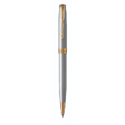 Химикалка Parker Royal Sonnet St. Steel GT, без кутия (26582-А-GT TB)