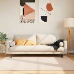 vidaXL Каса за килим MARSA Кремаво 120 x 170 cm Полиестер и PVC (42023068)